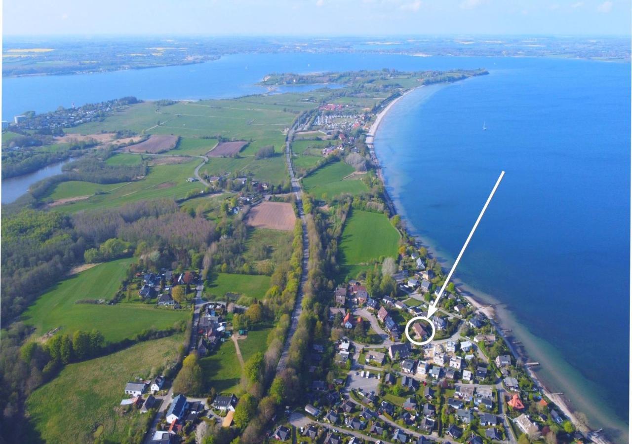 Seeblick I - Geraeumige 90Qm - Ganzes Haus - 50M Zum Naturstrand - Mit Terrasse Und Grossem Garten - Kueche Neu Glücksburg Buitenkant foto